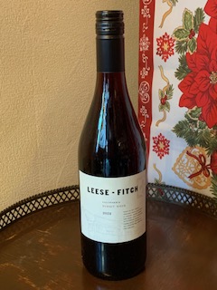 2025/12月 　リース・フィッチ 　カリフォルニア・ピノ・ノワール2022